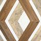 Wood Sculpture Wall Art "Geometric Elegance"