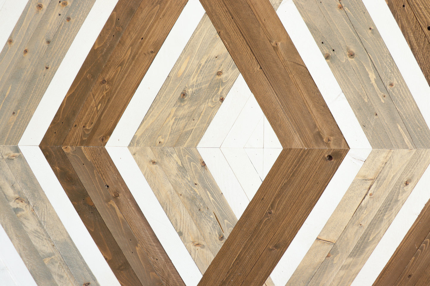 Wood Sculpture Wall Art "Geometric Elegance"