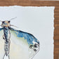 Flutter Friend. Watercolor print