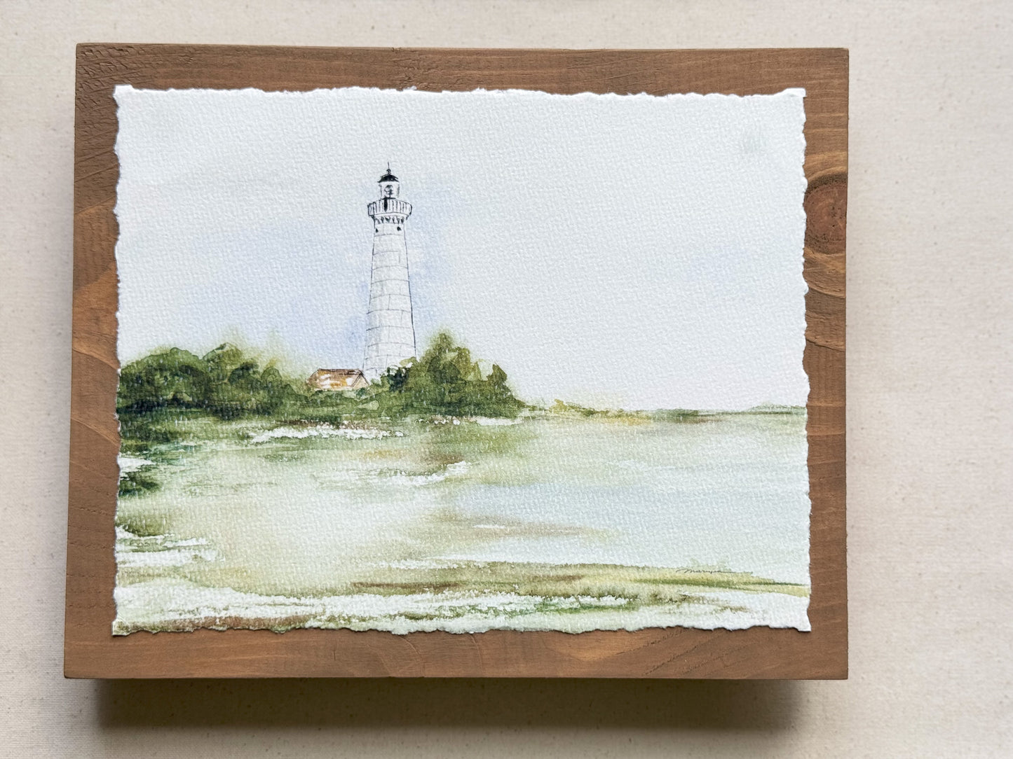 Lighthouse Dreams. Watercolor print