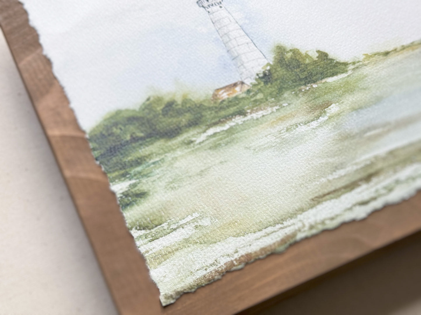 Lighthouse Dreams. Watercolor print