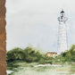 Lighthouse Dreams. Watercolor print