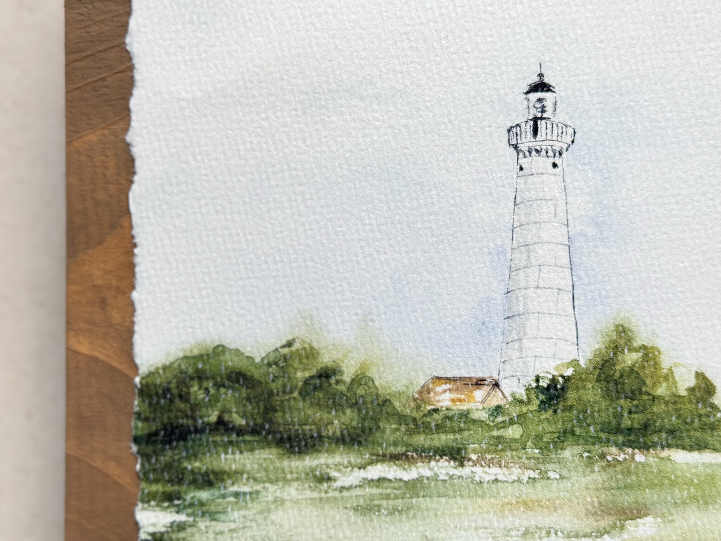 Lighthouse Dreams. Watercolor print