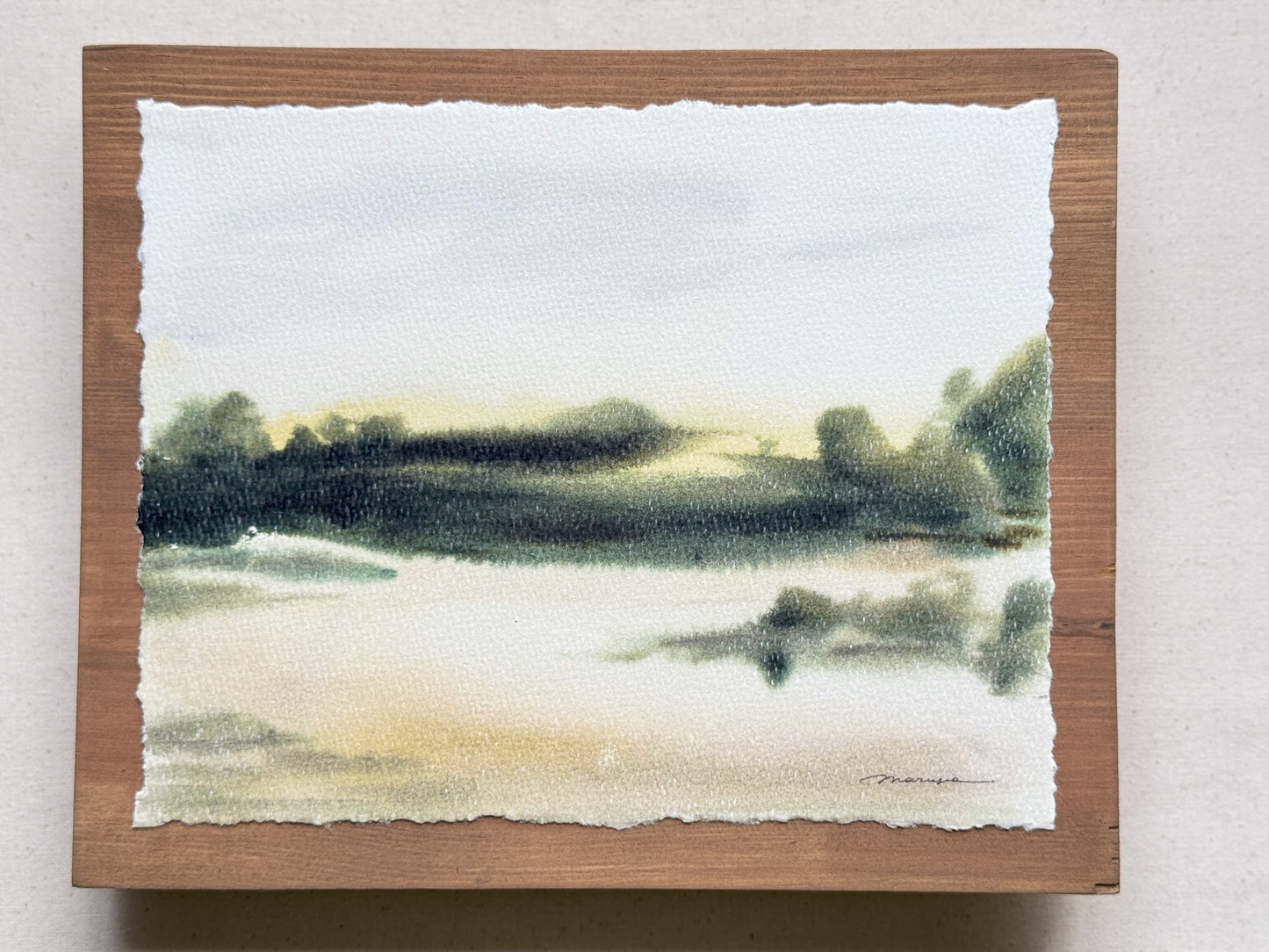 Mini Landscape V. Watercolor print