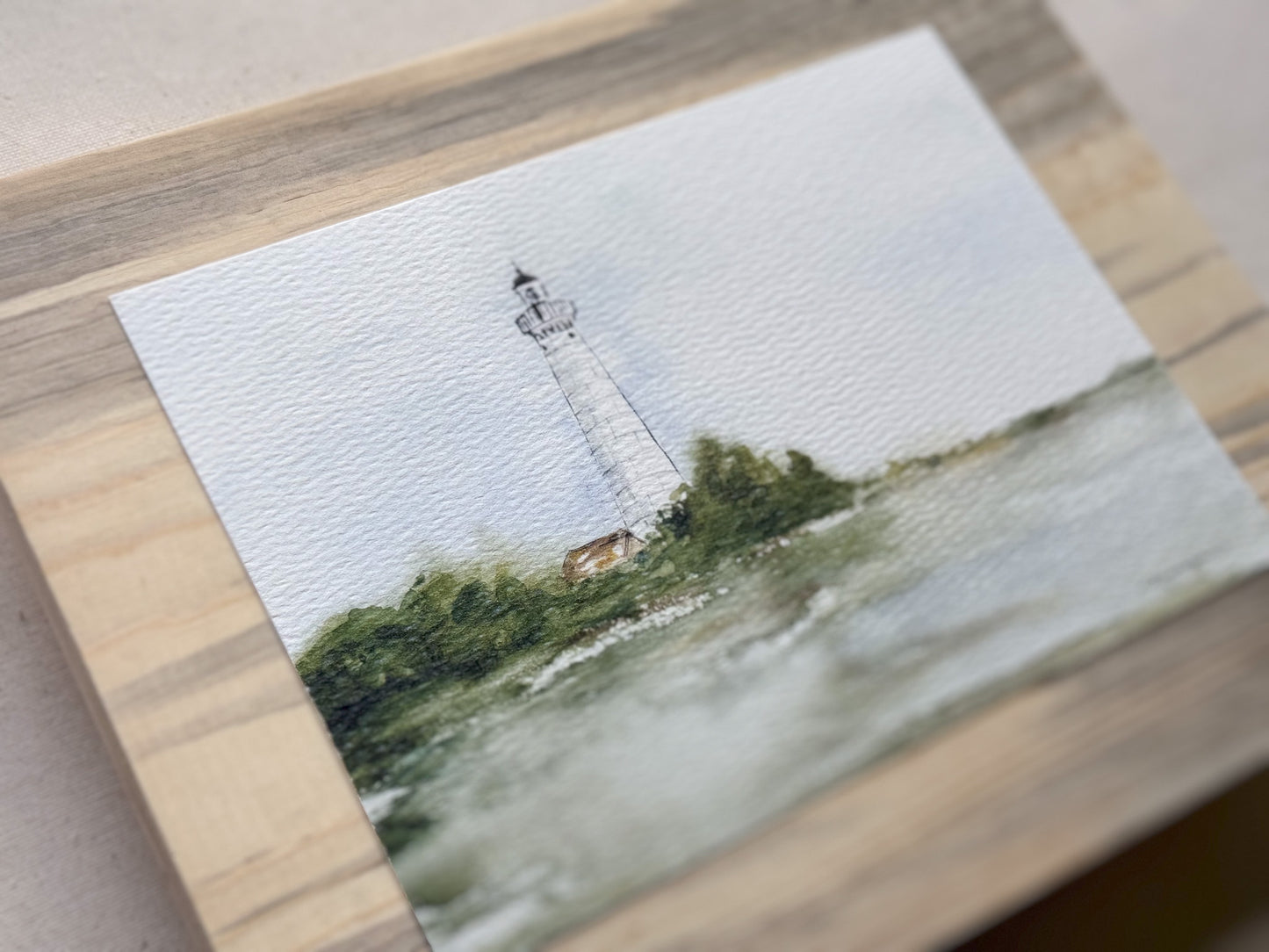 Lighthouse Dreams. Watercolor print