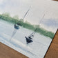 Sailboat Serenade. Watercolor print