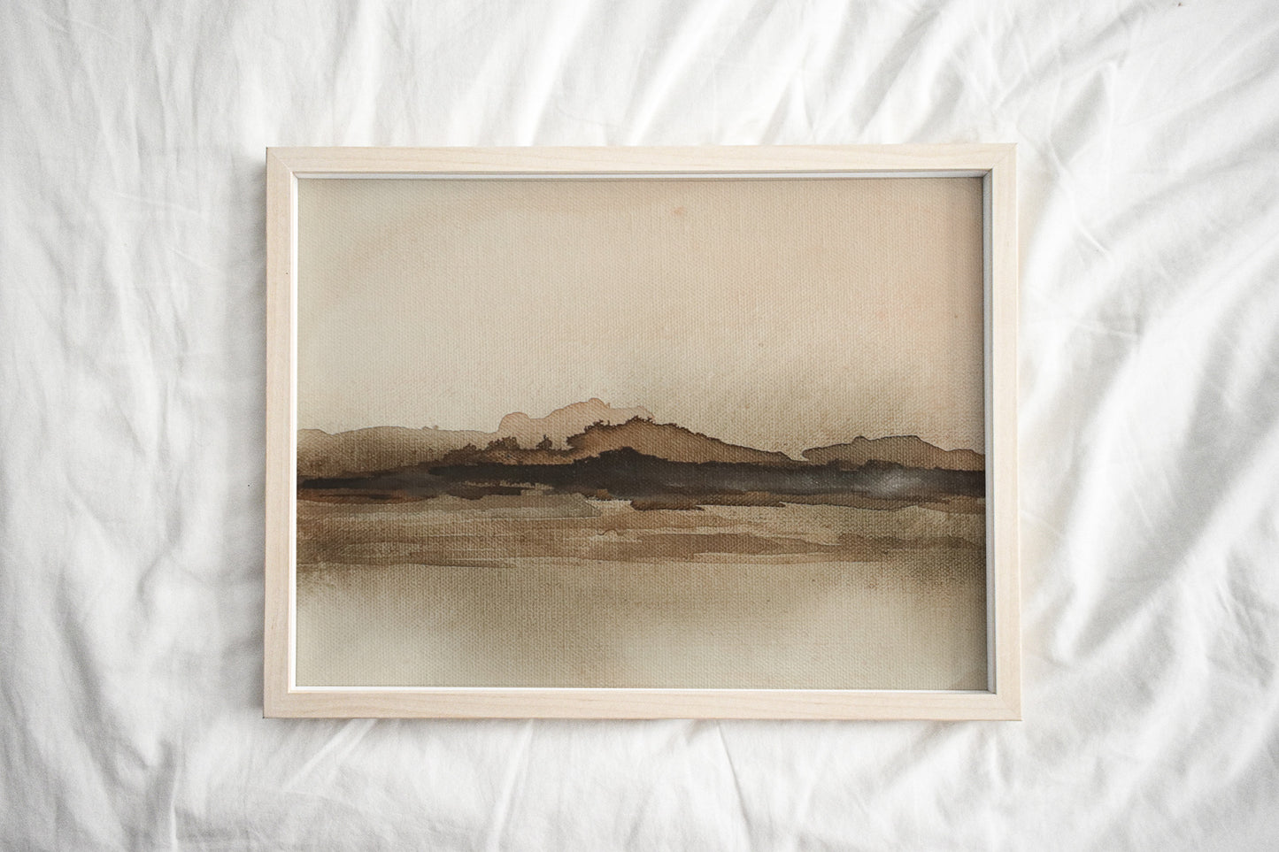 "Brown Mirage" Landscape Print