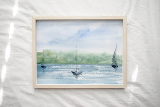 Sailboat Serenade Print