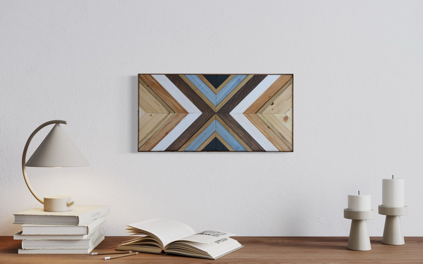 Wood Sculpture Wall Art "Feel"