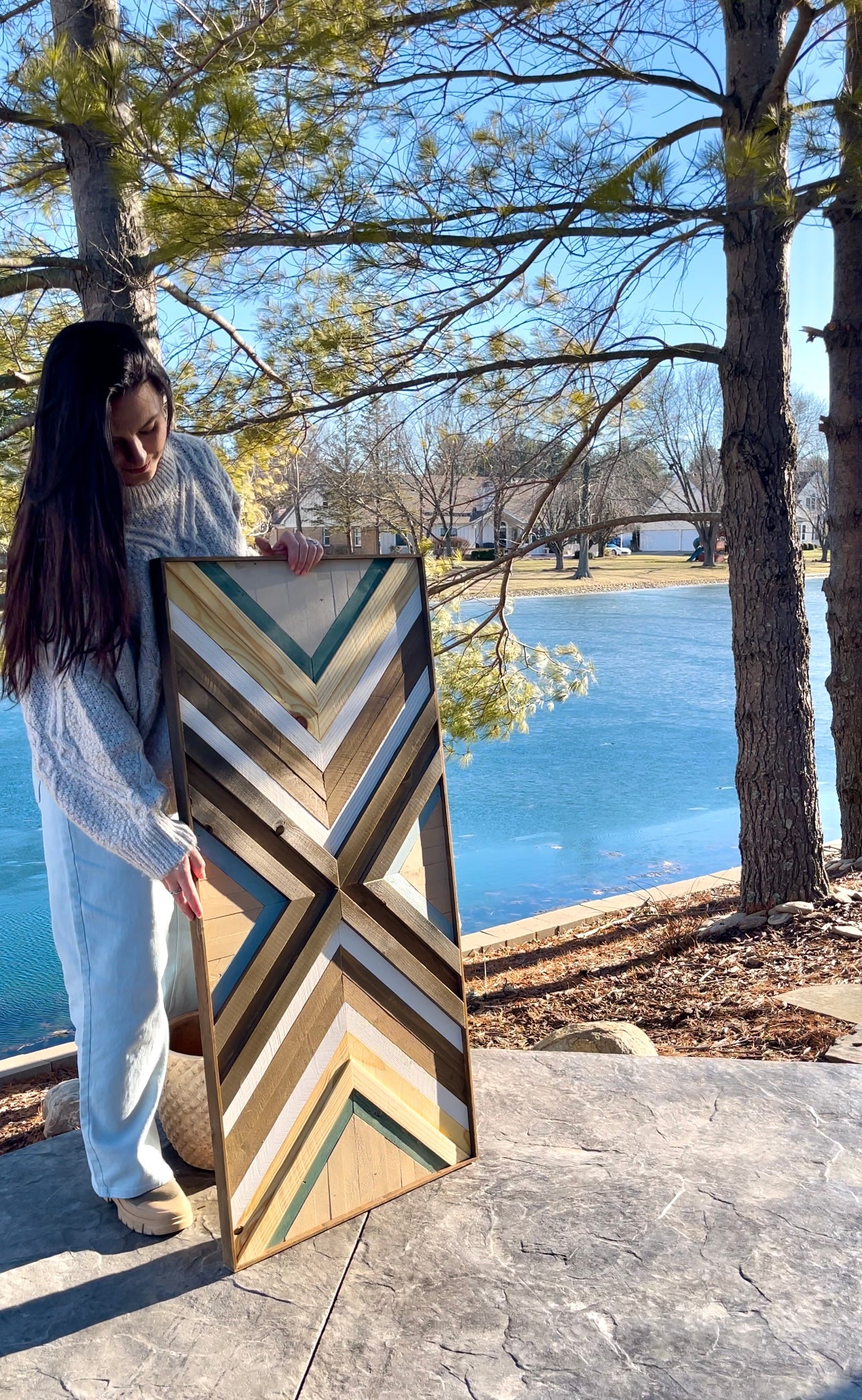 Large Scale Wood Art "Across The Land"