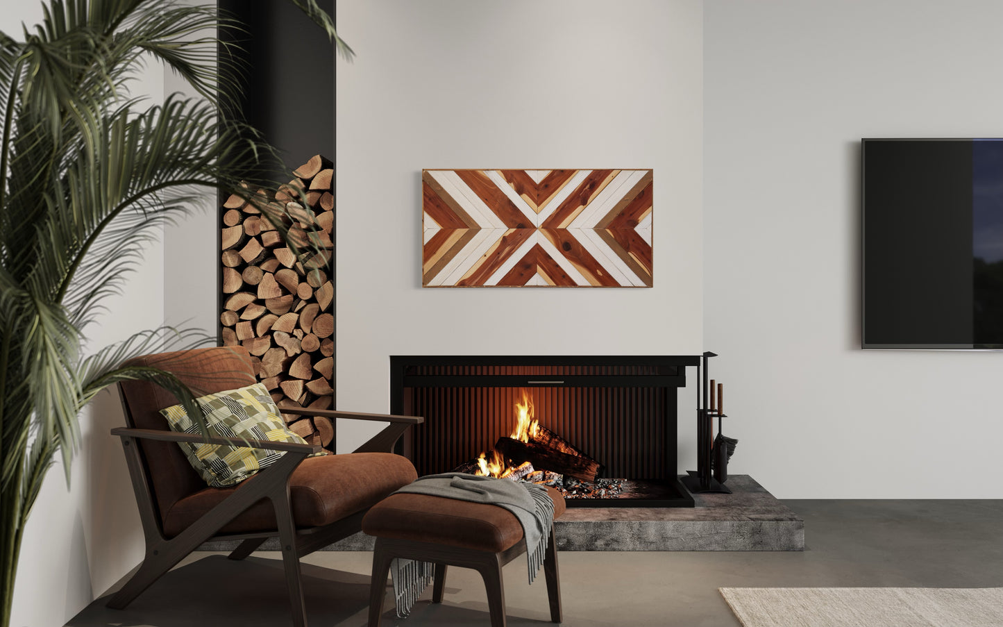 Essential Oil Wood Wall Art "Cedar Knots"