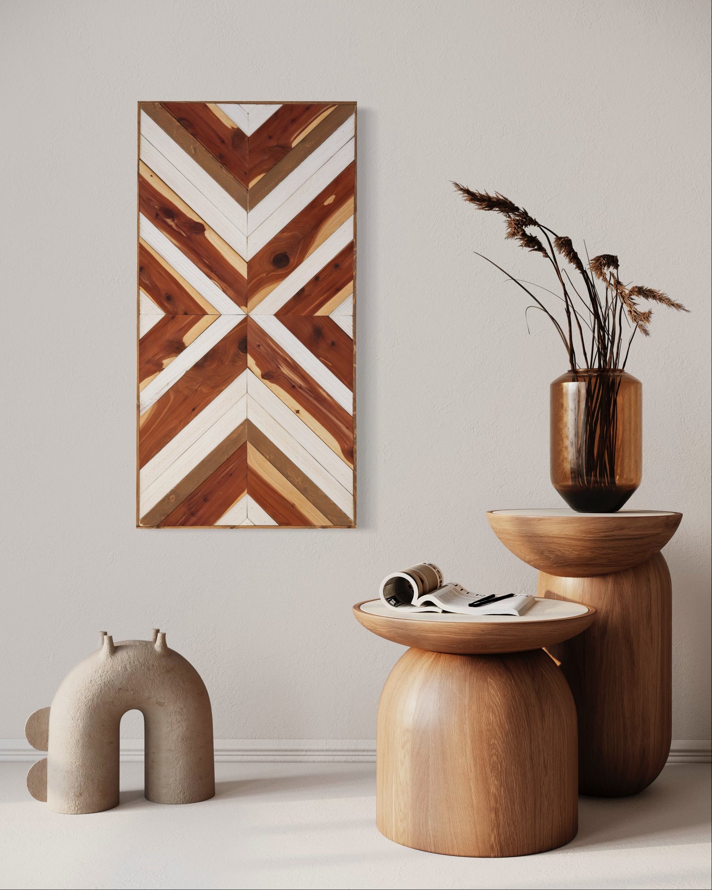 Essential Oil Wood Wall Art "Cedar Knots"