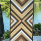 Wood Sculpture Wall Art "Flow"